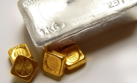 Lingot en argent et or